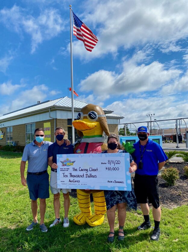 Flying Ace Express Car Wash &amp; Simoniz Donate 10,000 to